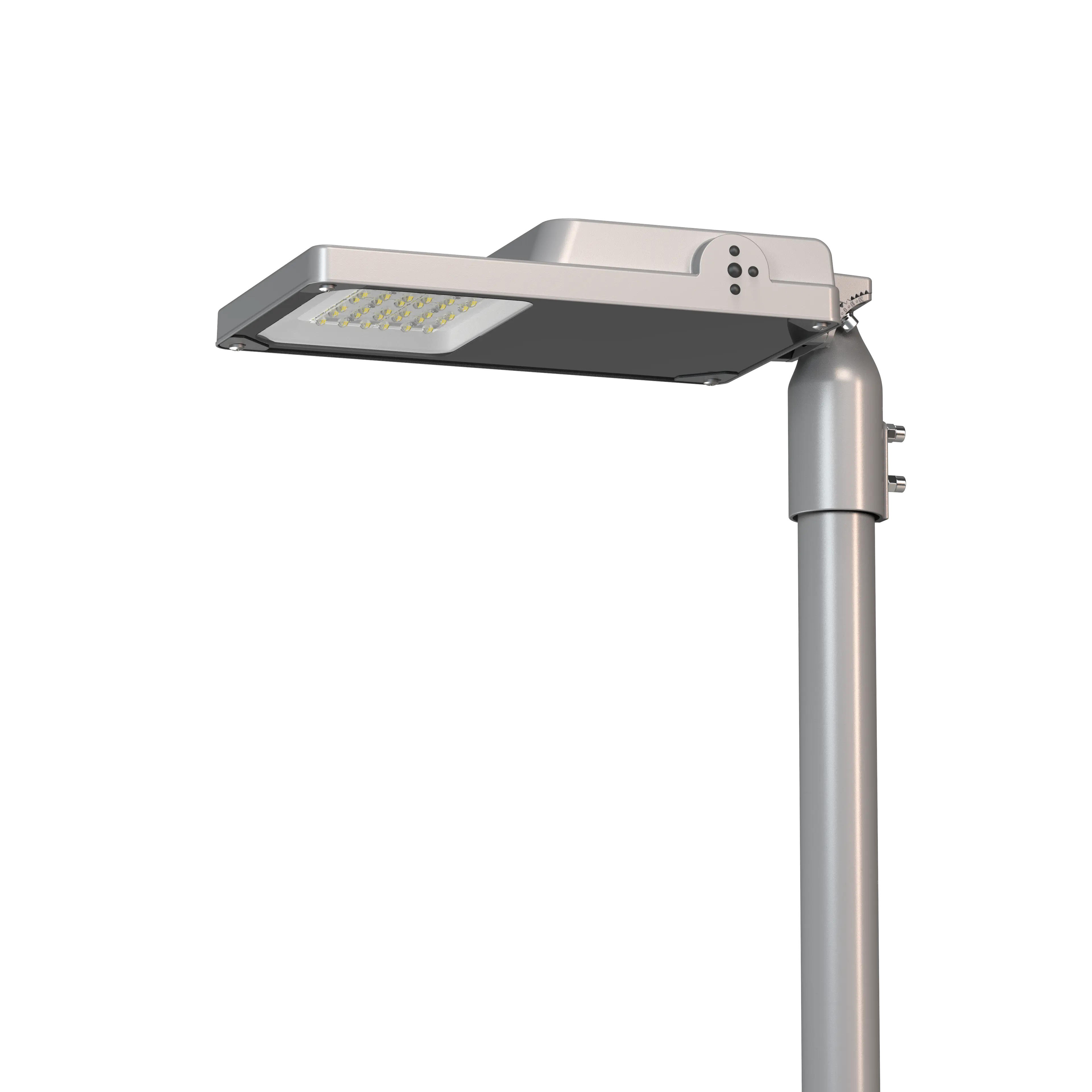 luminaire bóithre poiblí nua-aimseartha ar chruth cearnach